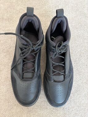 Jordan Men's All-Black High-Top Sneakers